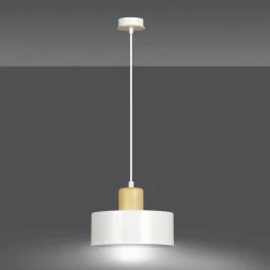 EMIBIG Lampa Torin Sufitowa 1-Punktowa Fi 25 Cm Bialy
