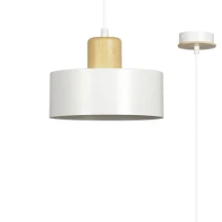 EMIBIG Lampa Torin Sufitowa 1-Punktowa Fi 25 Cm Bialy