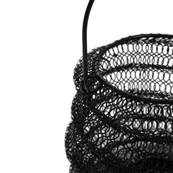 HOMLA Lampion Armadilo Skladany Czarny 21X16 Cm Discount