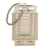 HOMLA Lampion Avli Naturalny 15X15X23 Cm Discount