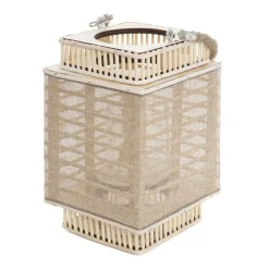 HOMLA Lampion Avli Naturalny 15X15X23 Cm Discount