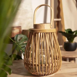 HOMLA Lampion Garnitto Pleciony Naturalny 10,5X30 Cm New