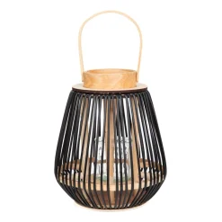 HOMLA Lampion Garnitto Z Czarnymi Elementami 10,5X26 Cm Discount