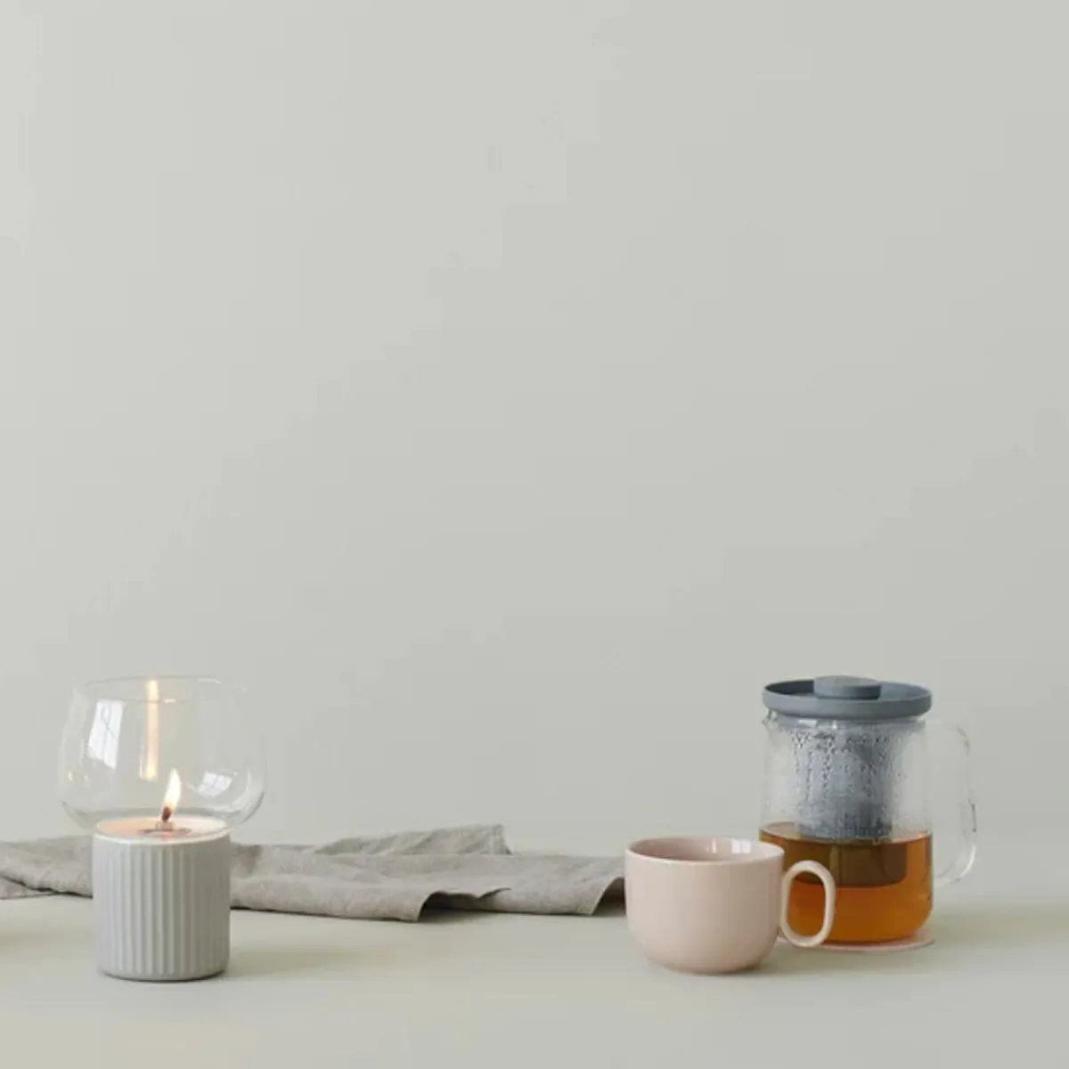 RIG-TIG Lampion Hygge Na Wklad Olejny Szary Online