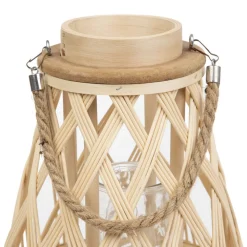 HOMLA Lampion Radiant Pleciony Naturalny 35 Cm Online