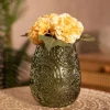 HOMLA Lampion Rosas Szklany 12X15 Cm Zielony Clearance