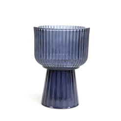 HOMLA Lampion Taza Granatowy 10X13 Cm Discount