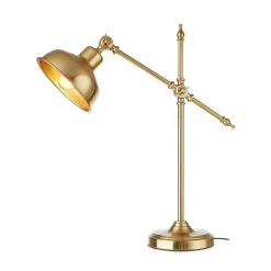 MARKSLOJD Lampka Nocna Grimstad Zlota 18X49,5X56,5 Cm Zloty Outlet