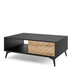 HOMLA Lawa Diamond! Z Dekorem Dab Evoke 103,5X39,7X68 Cm Czarny Best
