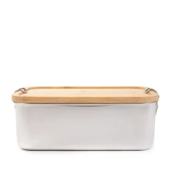 HOMLA Lunchbox Nukka Prostokatny Z Bambusowa Pokrywka 1,6 L Discount