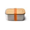 BLACK+BLUM Lunchbox Orange Stalowy Na Kanapke L 19X13,5X7,5 Cm Srebrny Online
