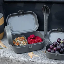 KOZIOL Lunchbox Pascal Ready Mini 3 El. Szary New