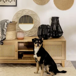 HOMLA Lustro Wiszące Clara Ozdobne 50 Cm Ecru New