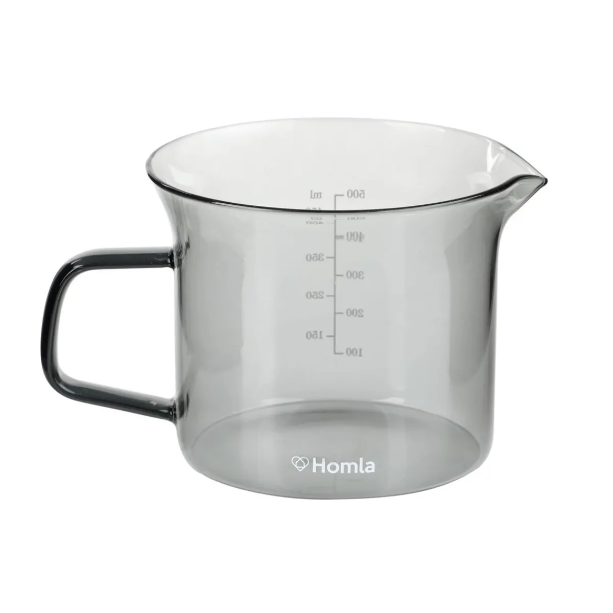 HOMLA Miarka Mavis Szklana Szara 0,5 L Outlet