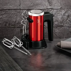 BERLINGER HAUS Mikser Burgundy Reczny 300 W Czerwony Clearance