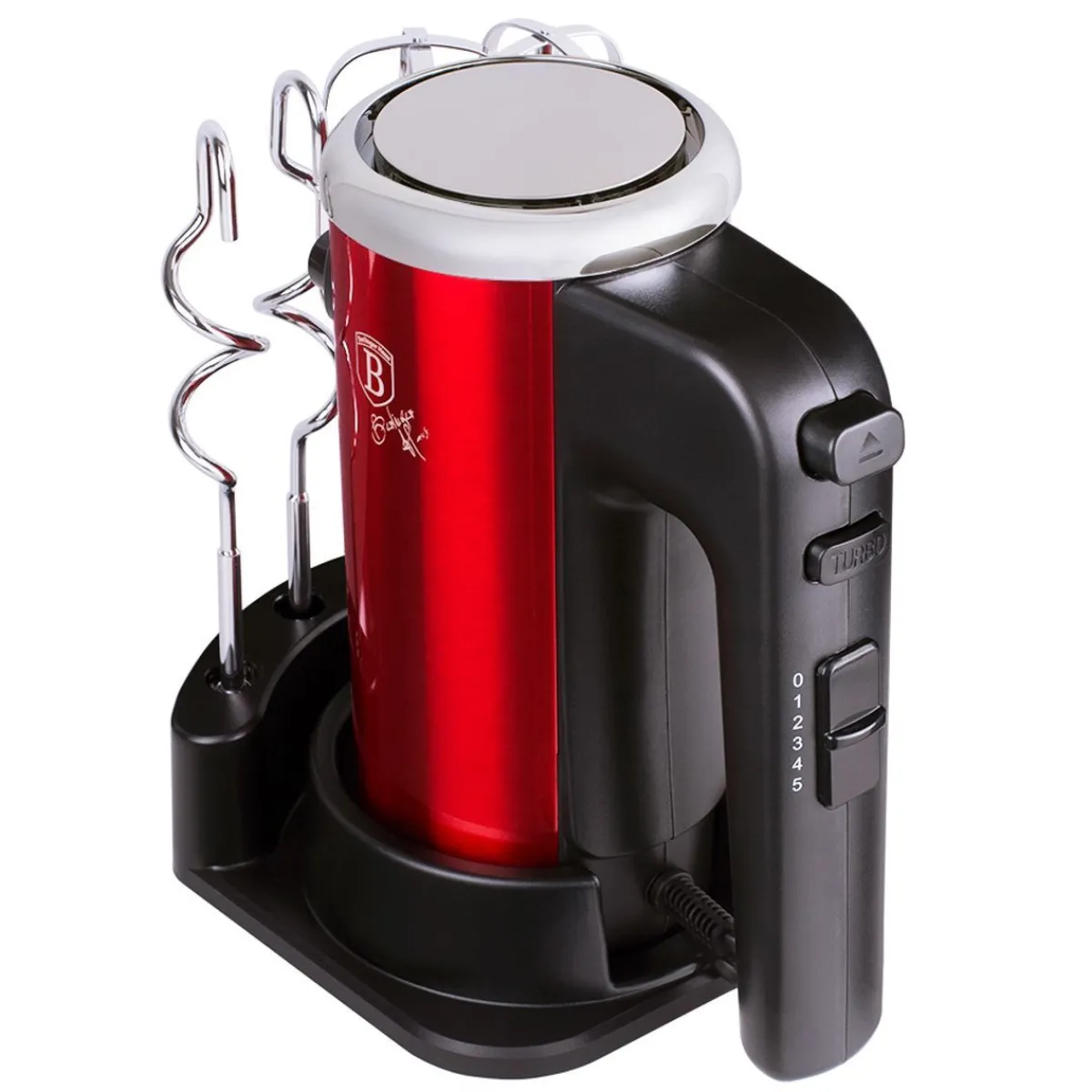 BERLINGER HAUS Mikser Burgundy Reczny 300 W Czerwony Clearance