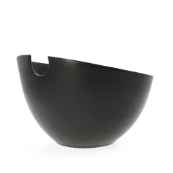 HOMLA Misa Mooka Do Salat Ceramiczna Z Przyborami Czarna 24 Cm Czarny Outlet