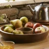 HOMLA Misa Mooka Do Serwowania Z Okraglym Srodkiem 35X5 Cm Naturalny Clearance