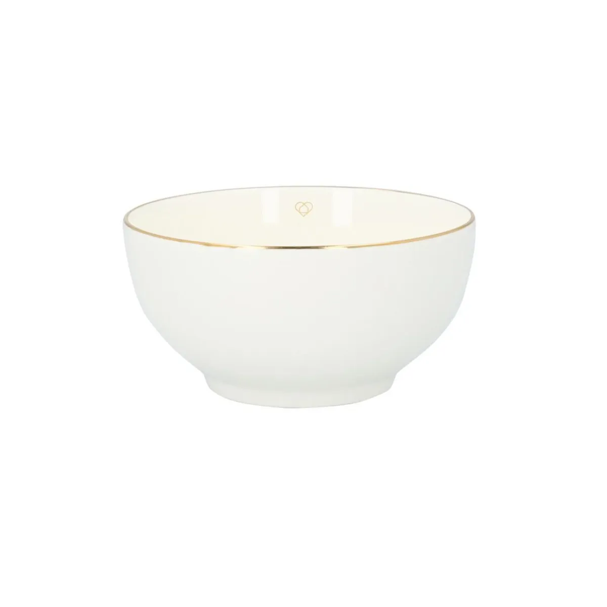 HOMLA Miseczka Auro Ze Zlota Obwodka 16 Cm Bialy New