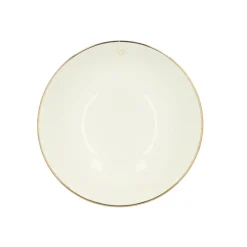 HOMLA Miseczka Auro Ze Zlota Obwodka 16 Cm Bialy New