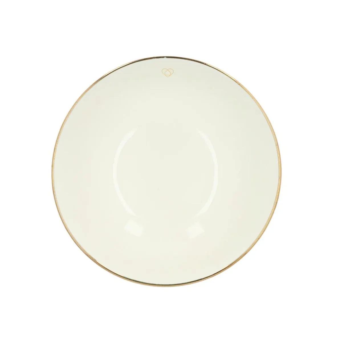 HOMLA Miseczka Auro Ze Zlota Obwodka 16 Cm Bialy New