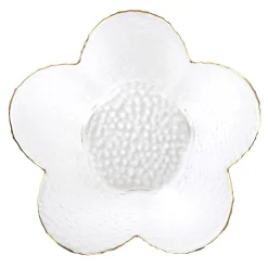 HOMLA Miseczka Livel Kwiat Ze Zlotym Rantem L 16X7 Cm
