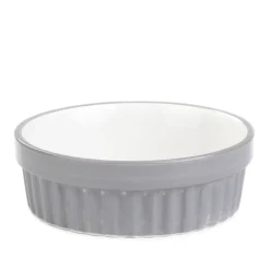 HOMLA Miska Catty Dla Kota Z Rybka Szara 12X4 Cm Best