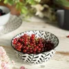 HOMLA Miska Navia Czarna W Listki 12 Cm Sale