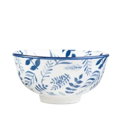 HOMLA Miska Navia Granatowa W Listki 12 Cm Niebieski Discount