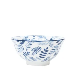 HOMLA Miska Navia Granatowa W Listki 16 Cm Granatowy Online