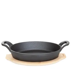 HOMLA Naczyńie Andreas Żeliwne Z Podstawka M 27X15 Cm Czarny Discount