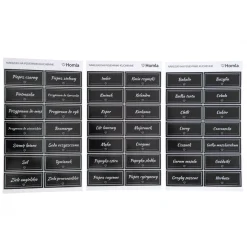 HOMLA Naklejki Otto Prostokatne 42 Szt 5,2X2 Cm Czarny Best
