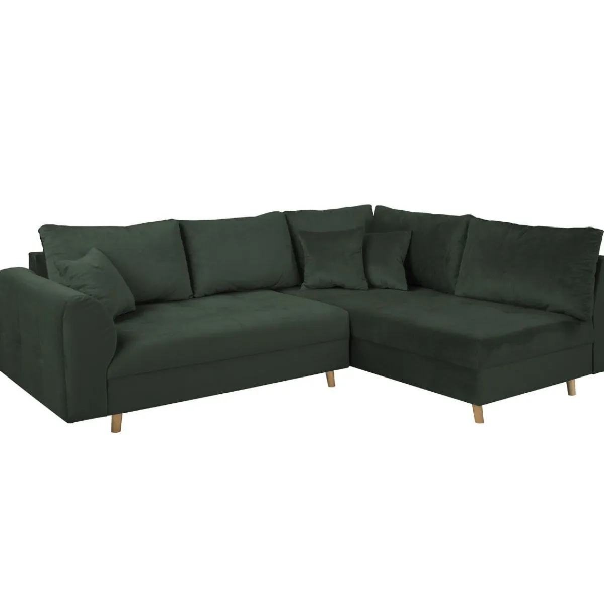 HOMLA Naroznik Nierozkladany Semi 230X160X85 Cm All 999387 Zielony Discount