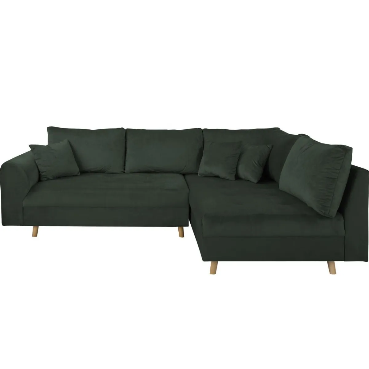 HOMLA Naroznik Nierozkladany Semi 230X160X85 Cm All 999387 Zielony Discount