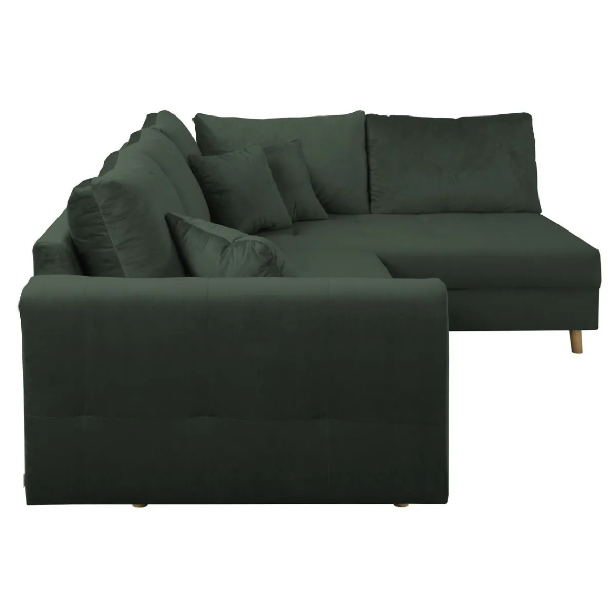 HOMLA Naroznik Nierozkladany Semi 230X160X85 Cm All 999387 Zielony Discount