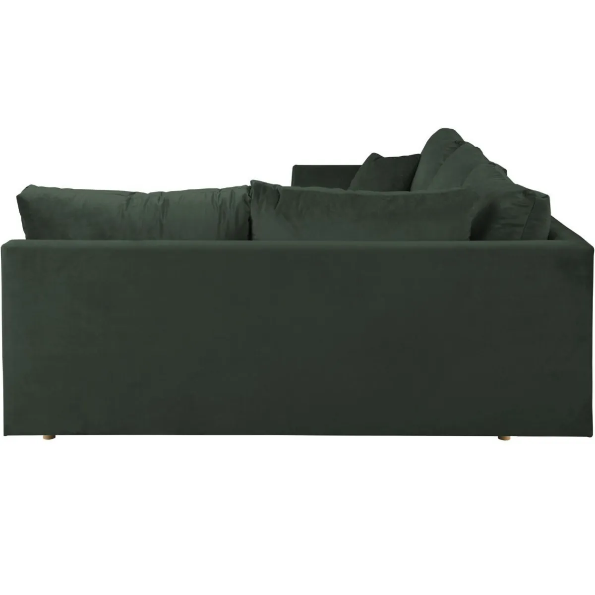 HOMLA Naroznik Nierozkladany Semi 230X160X85 Cm All 999387 Zielony Discount