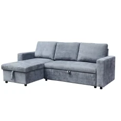 HOMLA Naroznik Virev Naroznik Uniwersalny Z Funkcja Spania Ciemnoszary 215X76X85 Cm Outlet