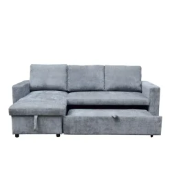 HOMLA Naroznik Virev Naroznik Uniwersalny Z Funkcja Spania Ciemnoszary 215X76X85 Cm Outlet