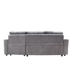 HOMLA Naroznik Virev Naroznik Uniwersalny Z Funkcja Spania Ciemnoszary 215X76X85 Cm Outlet