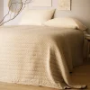 HOMLA Narzuta Doti W Kropki Bezowa 200X220 Cm Bezowy Discount