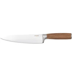 HOMLA Noz Mooka Szefa Z Drewniana Raczka 32 Cm Naturalny Sale