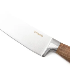 HOMLA Noz Mooka Szefa Z Drewniana Raczka 32 Cm Naturalny Sale