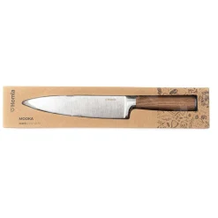 HOMLA Noz Mooka Szefa Z Drewniana Raczka 32 Cm Naturalny Sale