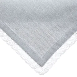 HOMLA Obrus Asen Z Koronkowym Wykonczeniem 130X180 Szary New