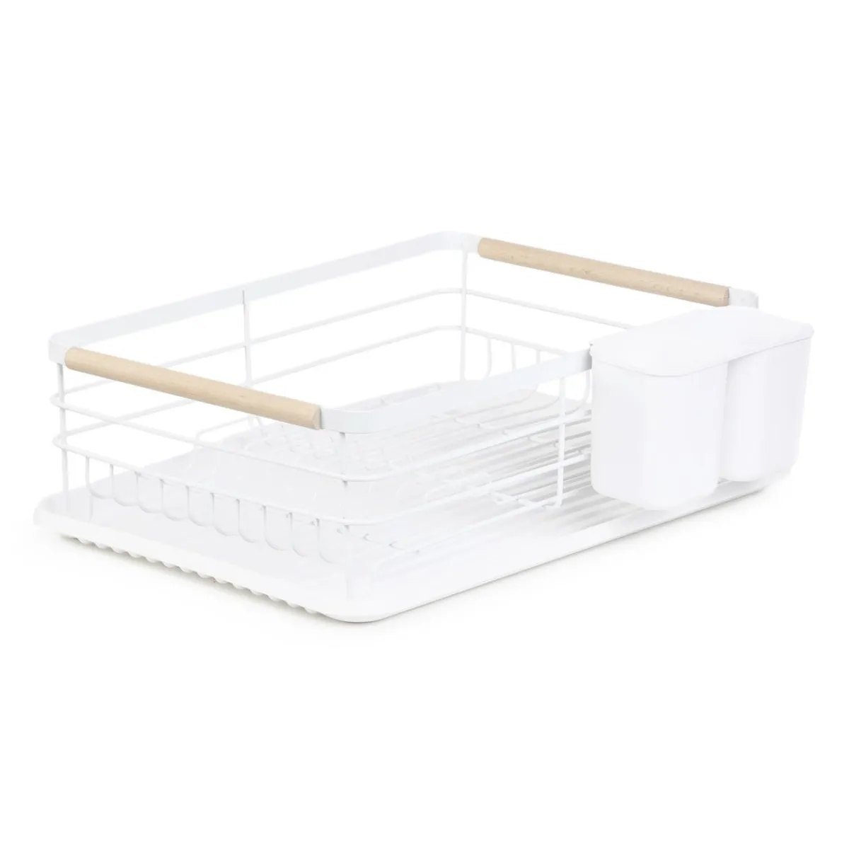HOMLA Ociekacz Kuchenny Plystre Bialy 42X31X13 Cm Best