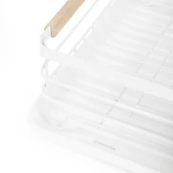 HOMLA Ociekacz Kuchenny Plystre Bialy 42X31X13 Cm Best