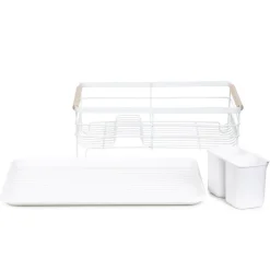 HOMLA Ociekacz Kuchenny Plystre Bialy 42X31X13 Cm Best