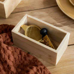 HOMLA Organizer Bambou Kuchenny S 15X8 Cm Naturalny Clearance