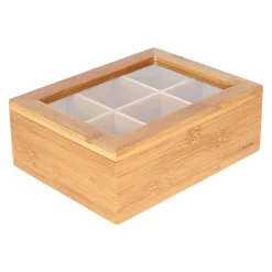 HOMLA Organizer Bambou Zamykany Bambusowy 21X16 Cm Naturalny Sale