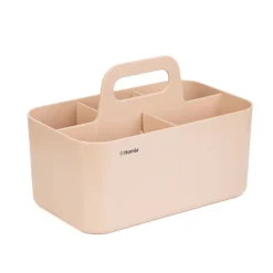 HOMLA Organizer Delyth Plastikowy Rozowy Duzy 25X15,5X17 Cm Sale